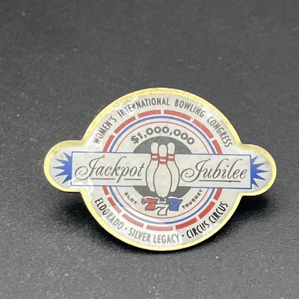 Women's International Bowling‎ Congress WIBC Jackpot Jubilee Lapel Hat Pin
